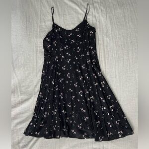 Old Navy Black Floral Dress